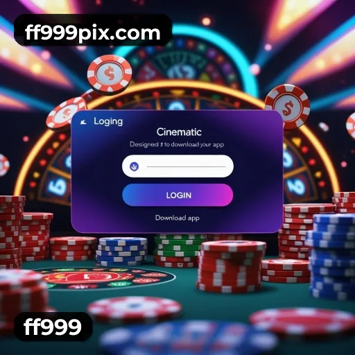 Aplicativo móvel ff999 para iOS e Android